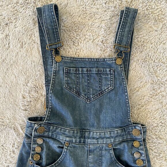 Marc By Marc Jacobs Women Blue Denim Overalls Jeans Jumpsuit Size 0 Y2K Vintage - Picture 3 of 11